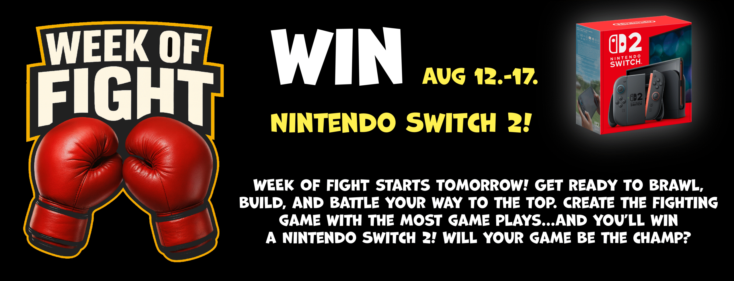 Bitmagic Mini competition Week of Fight banner